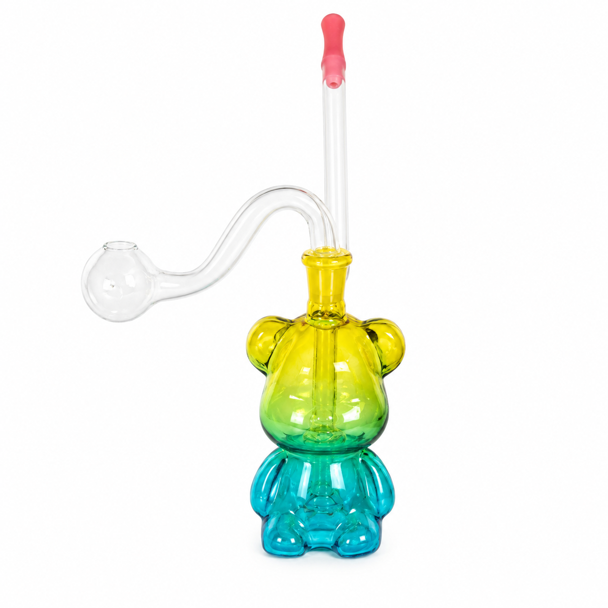 Bear Glass Water Pipe 10cm
