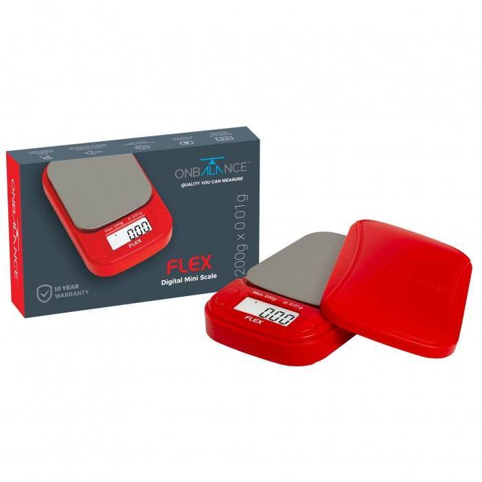 On Balance Flex Digital Scales FL200 0.01g-200g Red