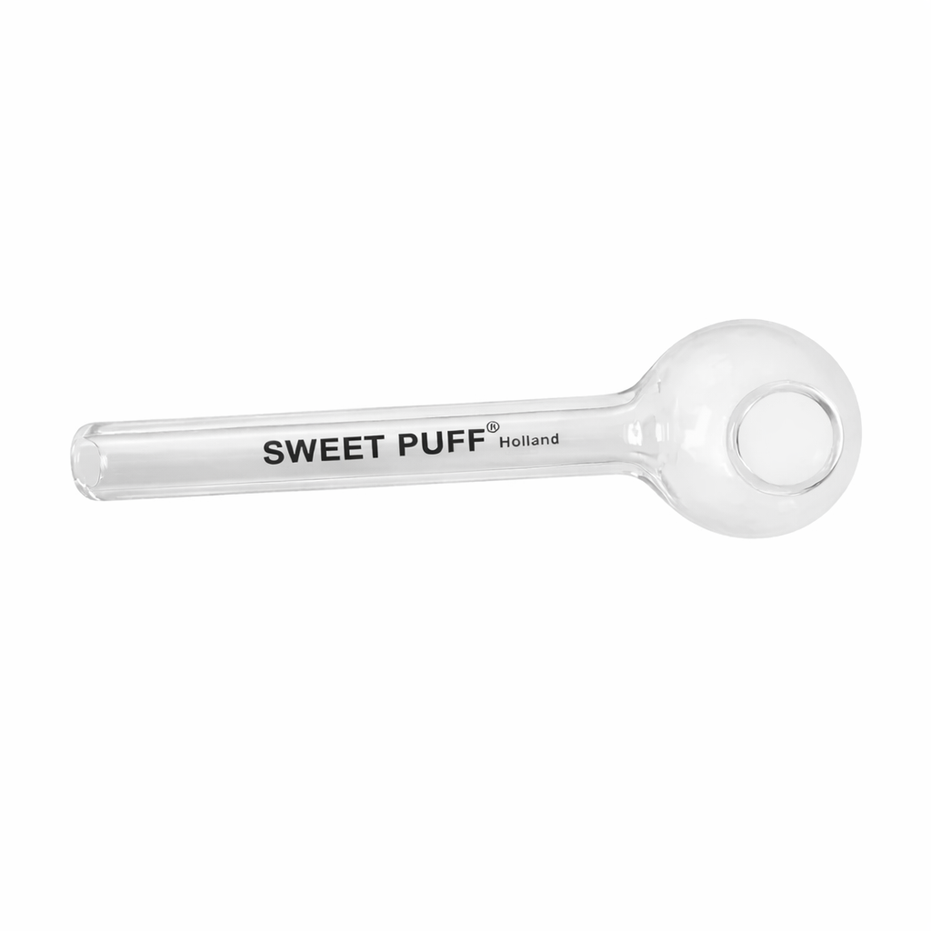 Straight Sweet Puff Glass Pipe 11cm