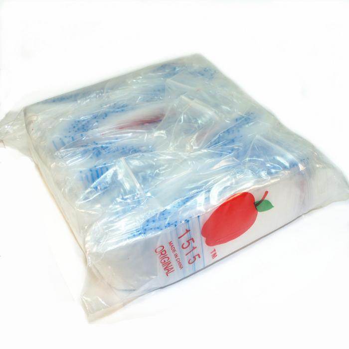 Clear Resealable Plastic Bags 38x38mm 1000 Pack