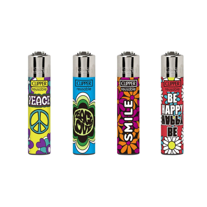 Clipper Hippie Designs Refillable Lighter