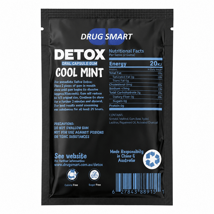 Drug Smart Detox Chewing Gum Cool Mint