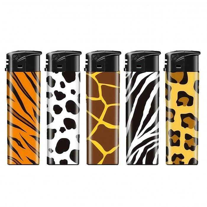 FlameClub Animal Skin Windproof Refillable Jet Lighter