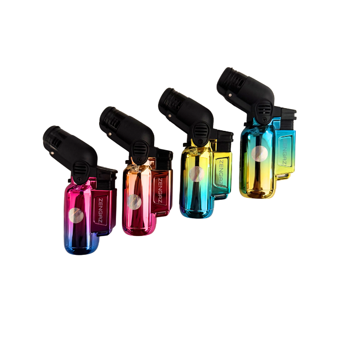 Zengaz Shiny Angle Jet Lighter 8cm