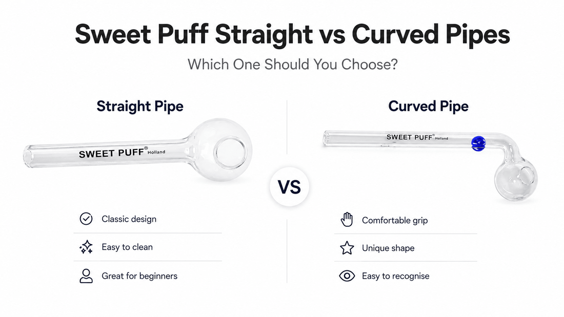 Sweet Puff Straight vs Curved Pipes: Which One Should You Choose? - Oz Sweet Puff