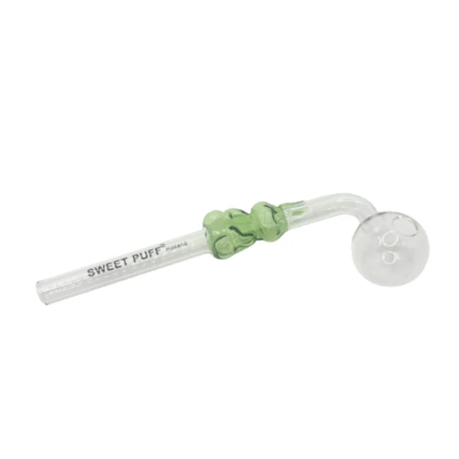 Bunny Sweet Puff Glass Pipe 14cm Light Green