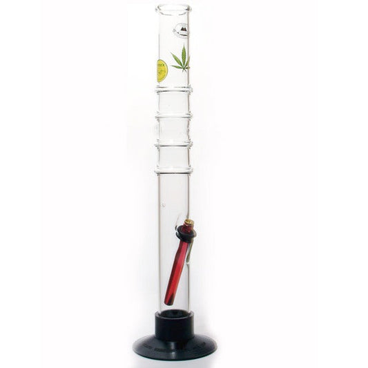 Agung Leaf Supersize Straight Tube Glass Bong 48cm