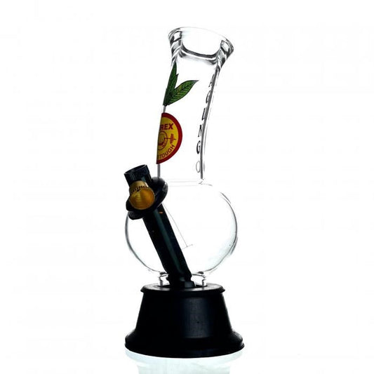 Agung Stumpy Leaf Glass Bong 20cm