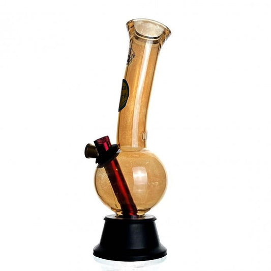 Agung Gold Lustre Buster Glass Bong 26cm