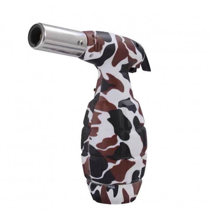 Camouflage Longstar Flamethrower Grenade Giant Jet Lighter White Camouflage