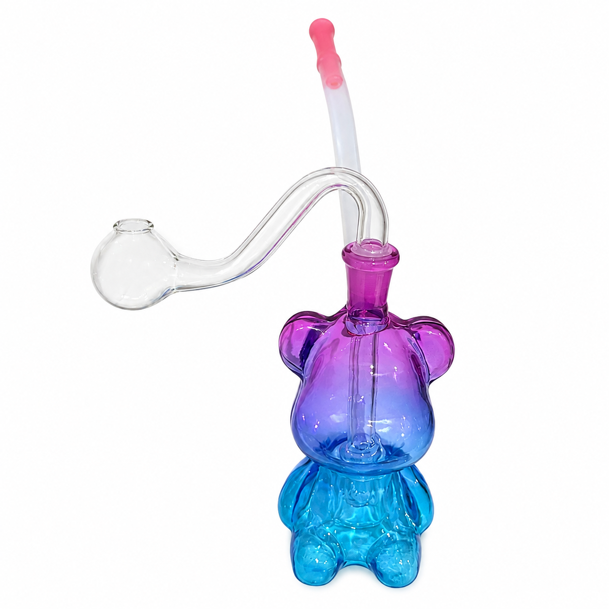 Bear Glass Water Pipe 10cm