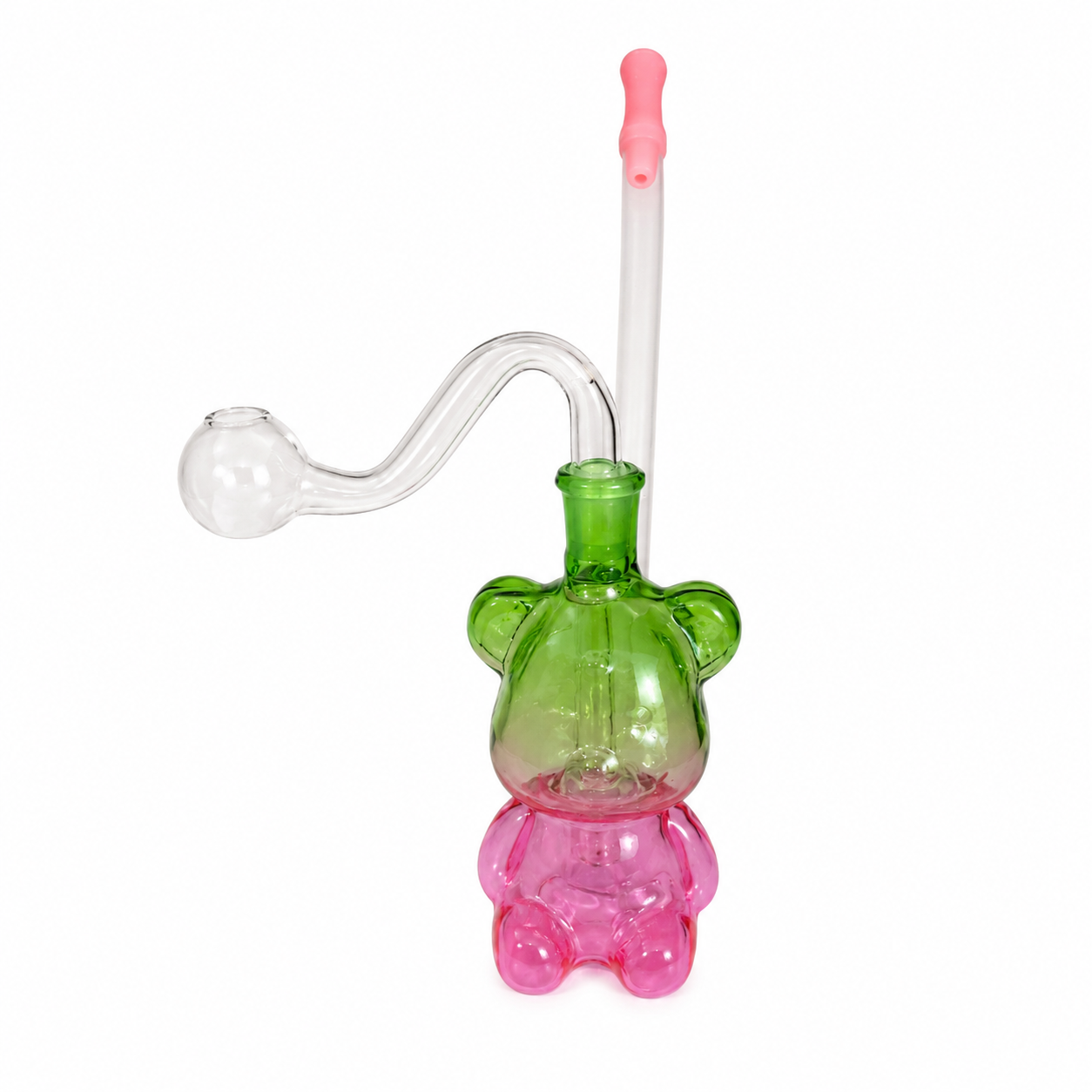 Bear Glass Water Pipe 10cm