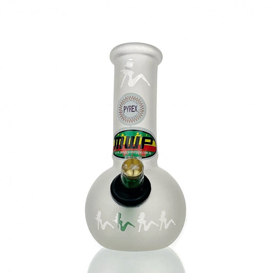 MWP Frosted Bubble Glass Bong 15cm