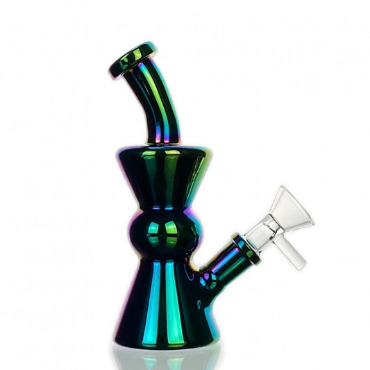 HBking Funnel Timer Glass Bong 15cm