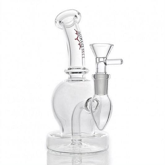 HBKing Clear Glass Bong 17cm