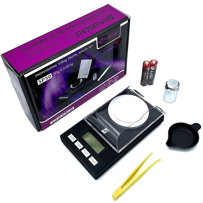 Professional Digital Scales Set 0.001-50g