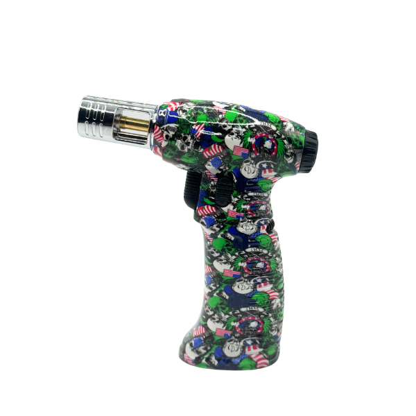 Single Jet Flame Standing Torch Lighter Skulls
