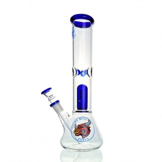 Agung Angry Bull Percolator Beaker Glass Bong 29cm