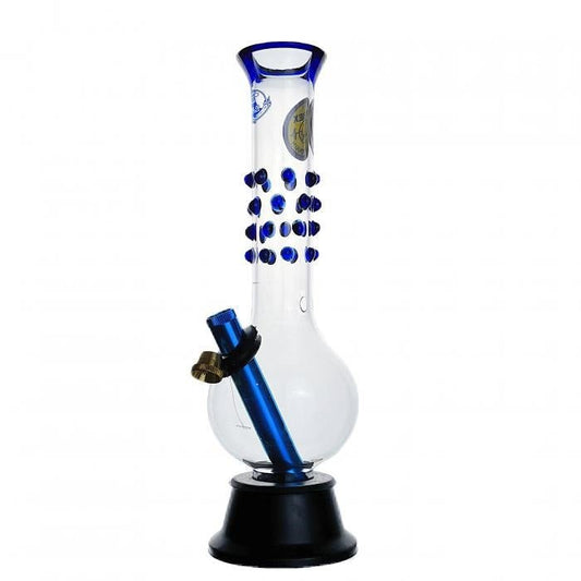 Agung Blue Tear Drop Glass Bong 26cm