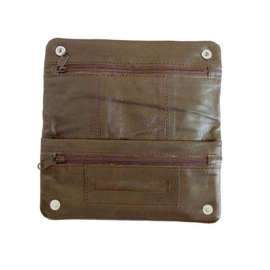 Agung Brown Leather Tobacco Pouch
