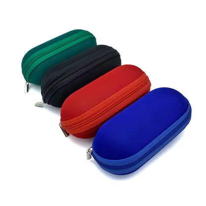 Small Sweet Puff Glass Pipe Pouch Case With Zip Lock