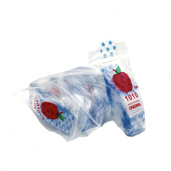 Blue Star Resealable Plastic Bags 25x25mm