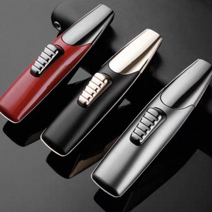 Jobon Single Jet Flame Refillable Metal Lighter - Adjustable Flame