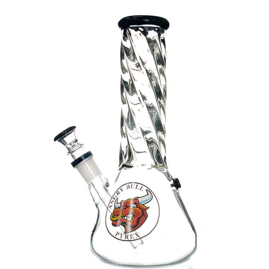 Agung Spiral Beaker Glass Bong 25cm