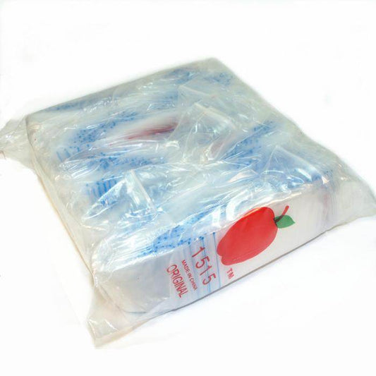 Clear Resealable Plastic Bags 38x38mm 1000 Pack