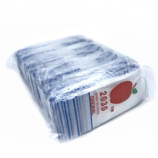 Clear Resealable Plastic Bags 75x100mm 100 Pack