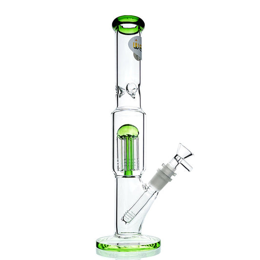 WEGE Ice Catcher Straight Tube Percolator Glass Bong 32cm