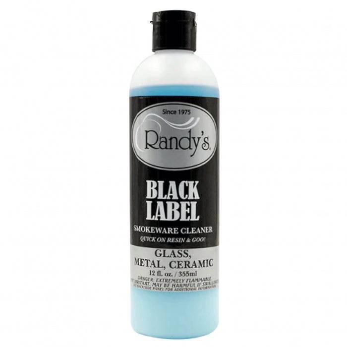 Randys Black Label Glass Metal Ceramic Bong Cleaner 355ml