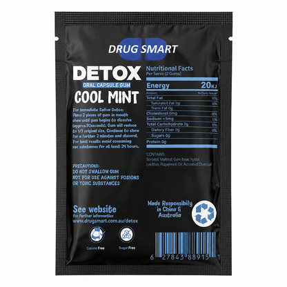 Drug Smart Detox Chewing Gum Cool Mint