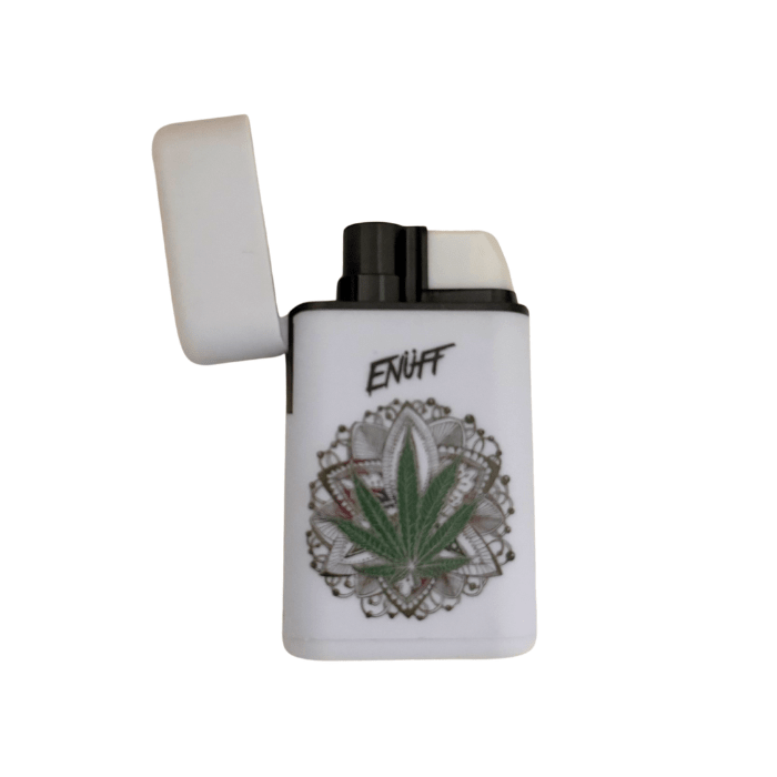 Enuff Prestige Jet Lighter 7cm Grey Leaf
