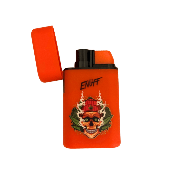 Enuff Prestige Jet Lighter 7cm Orange Skull