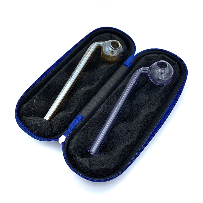 Large Glass Pipe Pouch Case With Zip Lock