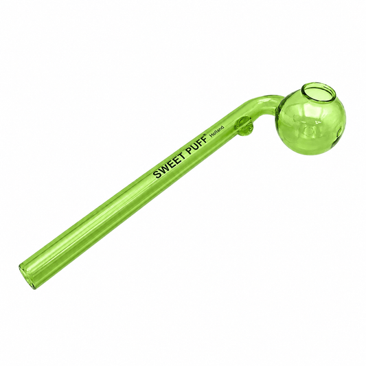 Full Colour Sweet Puff Glass Pipe 16cm - Oz Sweet Puff