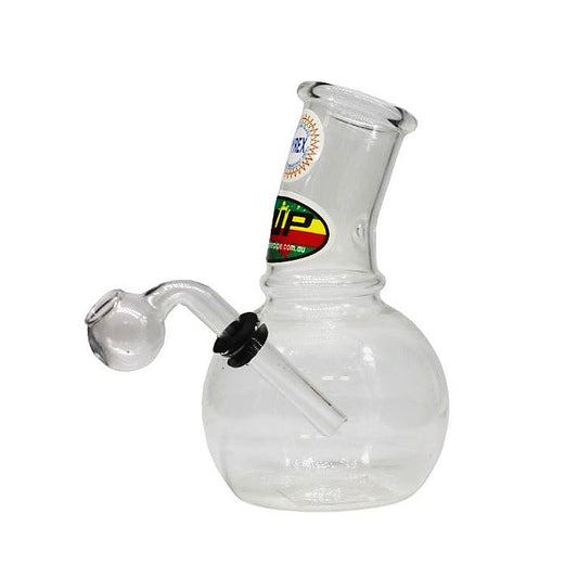 MWP Small Bubble Glass Bong With Sweet Puff Glass Pipe 14cm