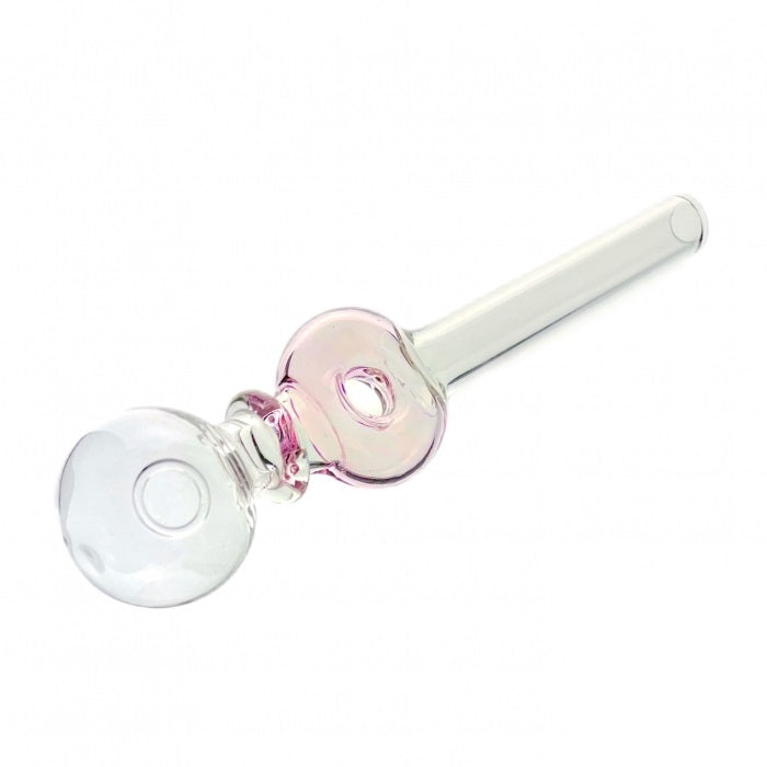 Donut Straight Glass Pipe 14cm