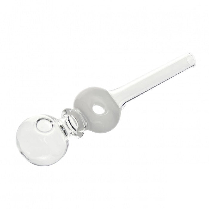 Donut Straight Glass Pipe 14cm