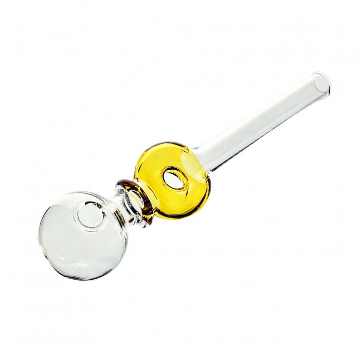 Donut Straight Glass Pipe 14cm