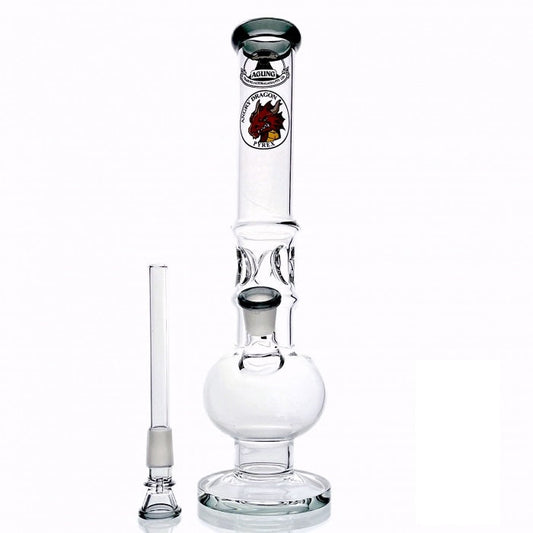 Agung Crazy Dragon Ice Slider Bubble Glass Bong 33cm Black