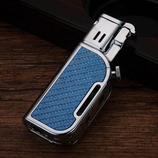 Honest Metal Jet And Soft Dual Flame Flint Lighter