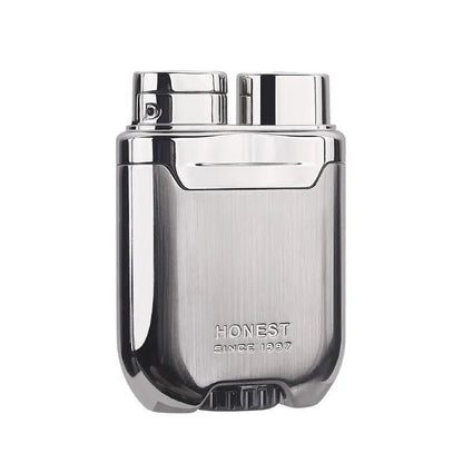 Honest Mini Jet Lighter Brushed Silver