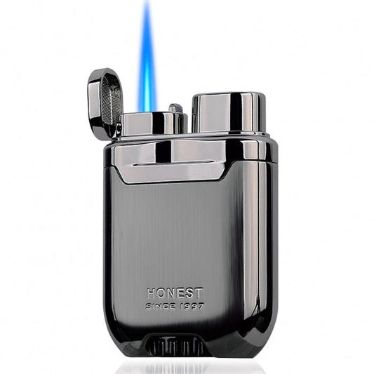 Honest Mini Jet Lighter Gunmetal Black
