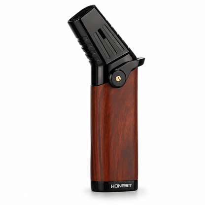 Honest Standing Triple Jet Flame Lighter Rosewood