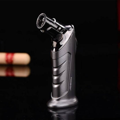 JOBON Double Flame Standing Jet Lighter Grey