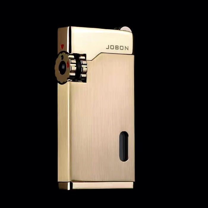 Jobon Flint Double Jet Flame Lighter Gold