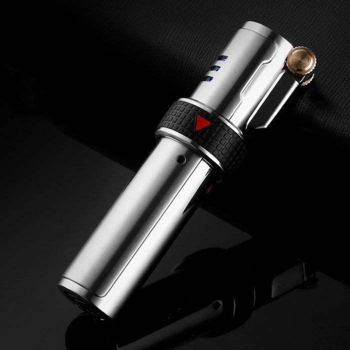 Jobon Flint Triple Jet Flame Lighter Silver