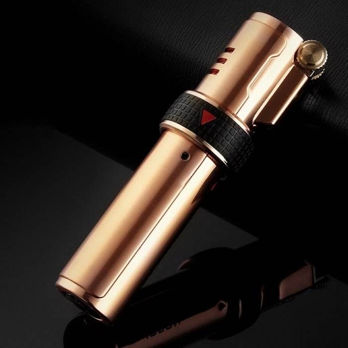 Jobon Flint Triple Jet Flame Lighter Gold